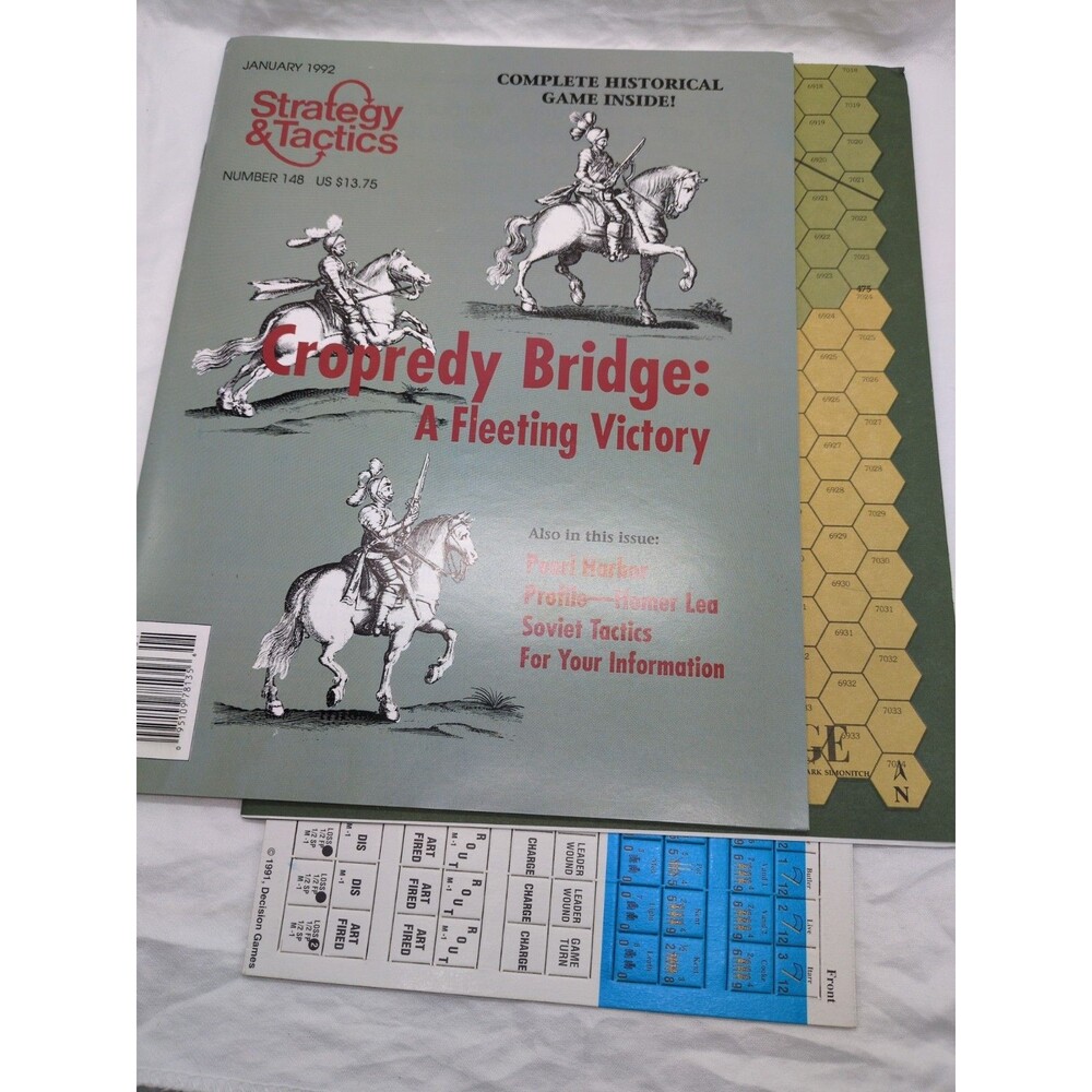 Strategy And Tactics Issue #148 With Corpredy Bridge Game